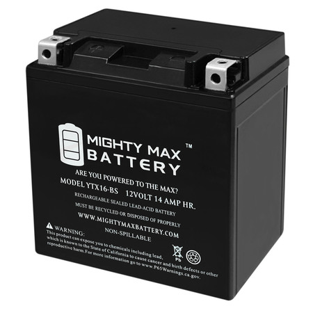 MIGHTY MAX BATTERY YTX16-BS43